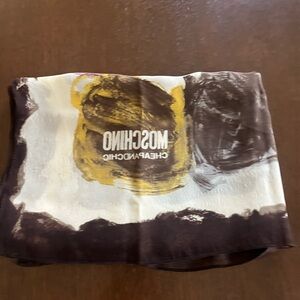 Moschino Brown and Yellow Scarf (Beautiful)